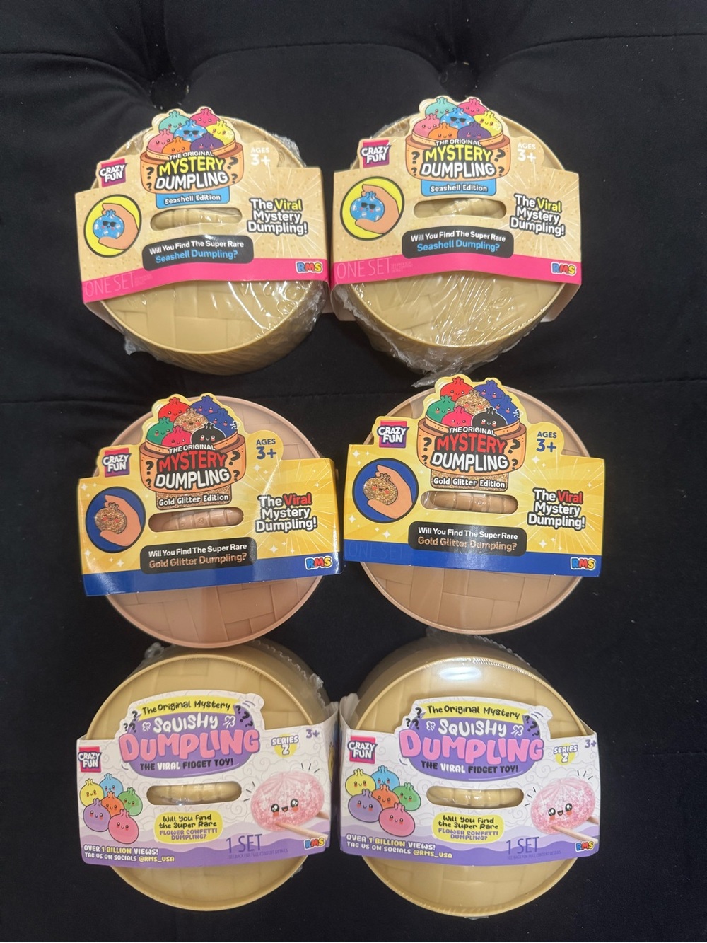 RMS Mystery Dumpling Squishy Bundle Set of 6